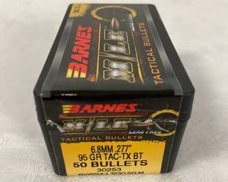 Barnes 6.8MM 95 Grain TACTX BT Reloading Bullets