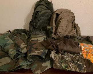 Hunting Jacket, Backpacks More
