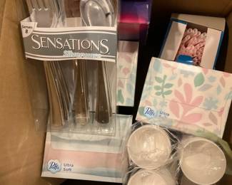 Mystery Lot Kitchen Paper Goods More