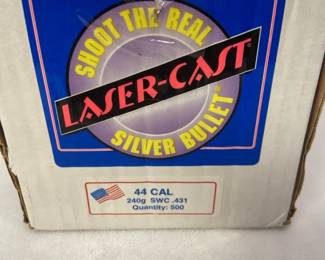 Laser Cast Silver Bullet S.44Cal. 240 Grain SWC
