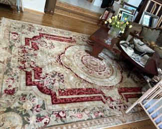 One of several nice large rugs this one is surely a beauty