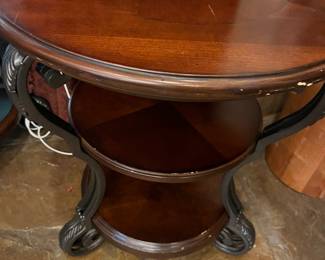 Small side table 
22 1/4” x H 26 1/4