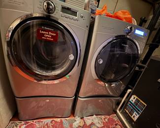 Electrolux Front loading washing machines with drawer stands