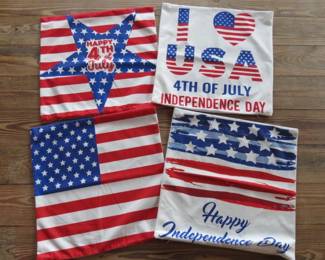 4th of July Pillow Covers