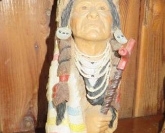 Old Joseph, a leader of the Nez Perce Native American Tribe by Stephen Herreo Mill Creek Studios