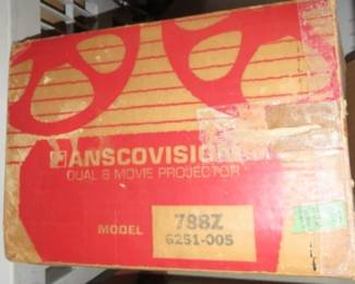 Vintage Anscovision 788Z Dual 8mm Movie Projector