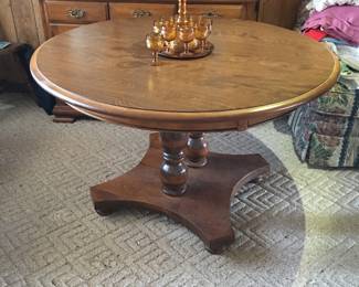 Round table and chairs