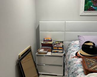 Owner decided to keep Haitian Painting, bed and nightstands 