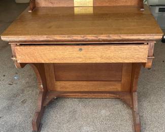 Own a piece of Florida History.  Senate Desk from the old Florida Capital belonging to George Firestone who served as the 20th Secretary of State of Florida as well as in the Florida House & Senate