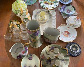 Limoges China and Fused Art Glass