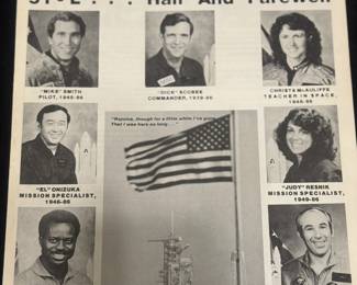 NASA Space Shuttle Challenger Disaster Spaceport News February 14, 1986 John F. Kennedy Space Center