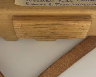 1957 Handmade Wooden Child's Camera