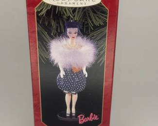 Hallmark Barbie Keepsake Ornament Gay Parisienne Barbie Collector's Series.  Decorate Year Round!