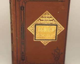 Very Rare Vintage Book 1875 - Miss Ashton's Girls/Elsie's Santa Claus By Joanna Mathews (Child's Book)