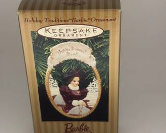 Hallmark Barbie Keepsake Ornament Holiday Traditions Barbie.  Decorate Year Round!