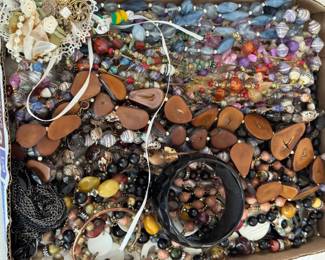 Loads of interesting costume jewelry
