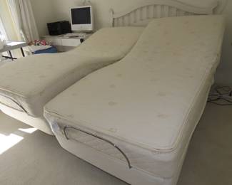 Two adjustable beds.