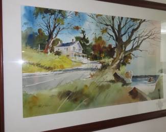 Original water color by Milford Zornes.