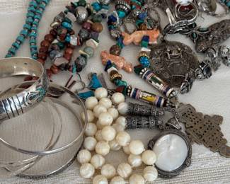 Native American/sterling jewelry