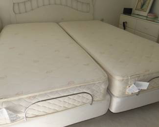 Two adjustable beds.