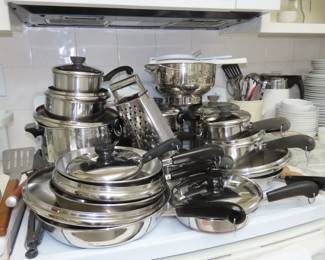 Lots of cookware.