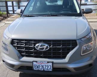 2021 Hyundai Venue. 1.6L, 4 cylinder. Still under manufactures warranty !!! 5 years or 60,000 miles plus 10 year or 100,000 miles power train warranty. Collision avoidance assist, electronic stability control, rear view camera, alloy wheels. No pets, no smoking and no children. 44,500 miles. Great car.  Galactic gray color, excellent condition.
