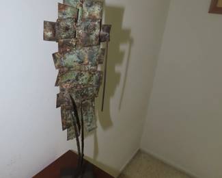 Laguna Beach, Ralph Tarzian, brutalist metal sculpture.