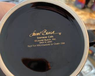 Set of 5 Laurel Burch Coffee Mugs