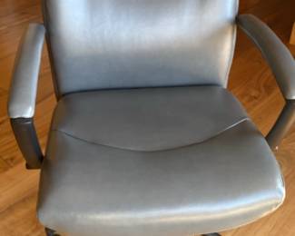 Serta Gray Leather Office Chair