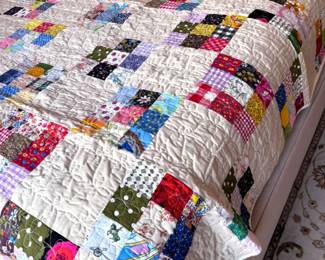 Vintage Patchwork Quilted