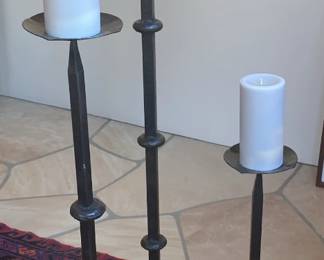 Cast Iron Candle Stands