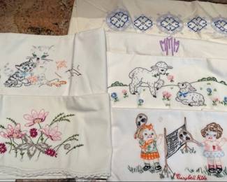 Vintage Embroidered Pillowcases