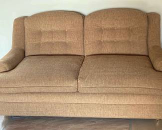 Vintage Woven Chenille Loveseat