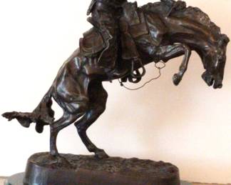 Repro Frederic Remington Bronc Buster