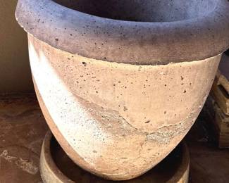 Large Cement Garden Pot