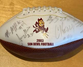 2003 Player Signed ASU Sun Devils 
