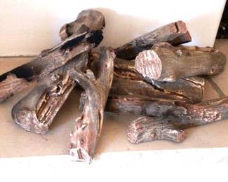 Petrified Wood Fireplace Logs