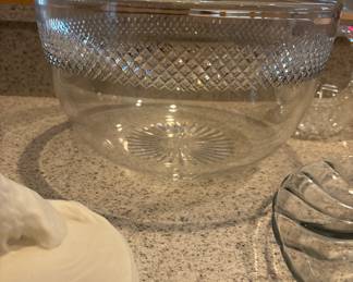 Very large Waterford bowl