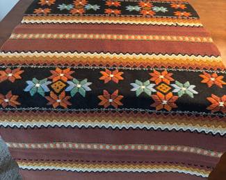 Antique woven textile from Belgium