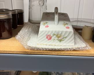 Antique butter keeper