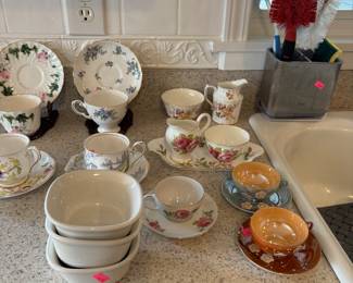 English tea cups