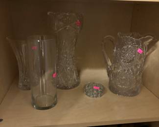 Heavy crystal glass