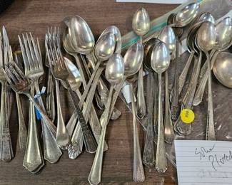 SILVER PLATES UTENSILS