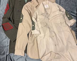 1960's U.S. Marine Corps Gunnery Sergeant Uniform Set