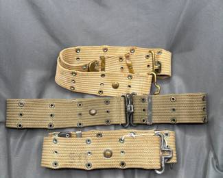 Lot Of 3 M1936 Pistol Belts