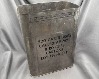 Empty Decorative Ammo Spam Can 30 Cal