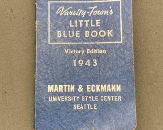 VARSITY-TOWN'S LITTLE BLUE BOOK, 1943 VICTORY EDITION