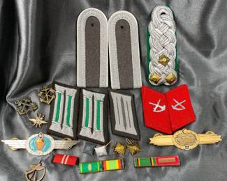 East German NVA Uniform Insignia And Service Badges / Awards