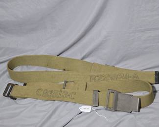 WWII US MILITARY BEDROLL STRAPS