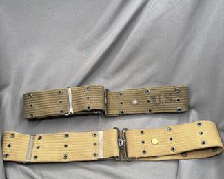 Pair Of WWII M1936 Pistol Belts
